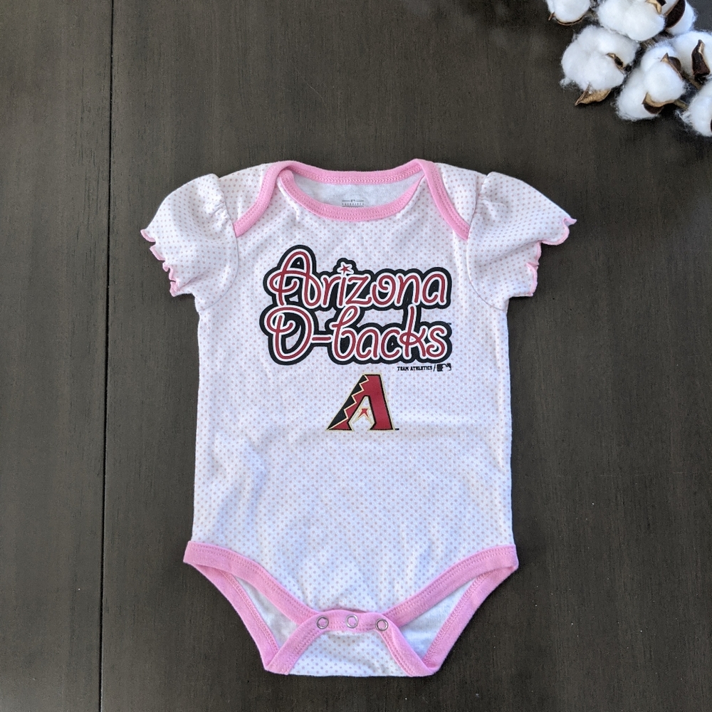NWOT Baby Girl Diamondbacks Onesie